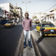 Demba Gueye in Dakar city center. Senegalese, member of Africactivists, he works as digital manager